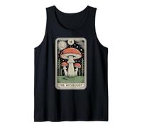 La Carta del Tarot micólogo Cottagecore Amante de los Hongos Camiseta sin Mangas