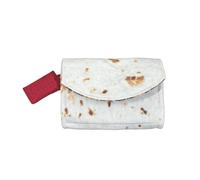 La Cartera Burrito, Portefeuille Slim de Style Tortilla pour Voyage avec Poche à Zipper, Porte-Cartes Ludique et Original pour Hommes et Femmes, Organisateur Léger pour Cartes, Espèces et Monnaie