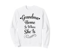 La casa de la Abuela es Donde está el día de la Madre - Abuela Orgullosa Sudadera