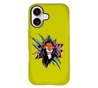 LA CASA DE LAS CARCASAS Funda Oficial El Rey León para iPhone 16 Pro - Carcasa con Licencia Oficial Disney Sublimada · Funda Tough Rey León Diseño Scar