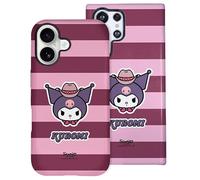 LA CASA DE LAS CARCASAS - Funda Oficial Kuromi para Motorola Moto G52 - Carcasa de Silicona con Licencia Oficial, Funda Antigolpes y Protección Reforzada - Diseño Lines