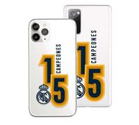 LA CASA DE LAS CARCASAS Funda Oficial Real Madrid Tough para iPhone 13 Mini - (15 Champions) Funda con Licencia Oficial del Real Madrid C.F.