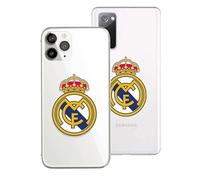 LA CASA DE LAS CARCASAS Funda Oficial Real Madrid Tough para Samsung Galaxy A12 - M12 - (Escudo Central) Funda con Licencia Oficial del Real Madrid C.F.