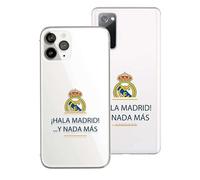 LA CASA DE LAS CARCASAS Funda Oficial Real Madrid Tough para Samsung Galaxy A12 - M12 - (Escudo Central HALA Madrid y Nada Más) Funda con Licencia Oficial del Real Madrid C.F.