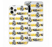 LA CASA DE LAS CARCASAS Funda Oficial Real Madrid Tough para Samsung Galaxy A12 - M12 - (HALA Madrid Escudo) Funda con Licencia Oficial del Real Madrid C.F.