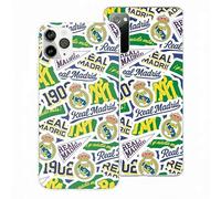 LA CASA DE LAS CARCASAS Funda Oficial Real Madrid Tough para Samsung Galaxy A12 - M12 - (Logos) Funda con Licencia Oficial del Real Madrid C.F.