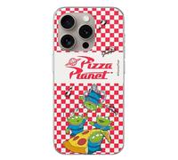 LA CASA DE LAS CARCASAS Funda Oficial Toy Story para iPhone 16e (Pizza Plannet - Silicona Transparente)