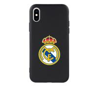 LA CASA DE LAS CARCASAS Funda para iPhone X - XS del Real Madrid Escudo Real Madrid en Silicona líquida para Proteger tu móvil. Capa Flexible con Licencia Oficial Real Madrid