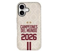 LA CASA DE LAS CARCASAS Funda Selección España Campeones Mundo 2026 Tough Blanca Compatible con Xiaomi Poco F3 - Mi 11i