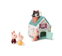 La casa de los 3 cerditos y el lobo