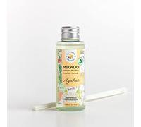 La Casa de los Aromas - Ambientador Mikado Aroma Azahar - Set Difusor Líquido para Reposición con Varillas - Fragancia Duradera - Ideal para el Hogar, Baño, Casa - 6 x 100 ml