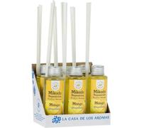 La Casa de los Aromas - Ambientador Mikado Aroma Mango - Set Difusor Líquido para Reposición con Varillas - Fragancia Duradera - Ideal para el Hogar, Baño, Casa - 6 x 100 ml
