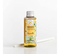 La Casa de los Aromas - Ambientador Mikado Aroma Vainilla - Set Difusor Líquido para Reposición con Varillas - Fragancia Duradera - Ideal para el Hogar, Baño, Casa - 6 x 100 ml