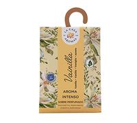 La Casa de los Aromas - Set Sobres Perfumados - Pack Bolsitas Aromáticas Vainilla con Colgador - Saquitos con Fragancia para Armario, Cajones, Ropa, Zapatero, Maleta - 12 Unidades