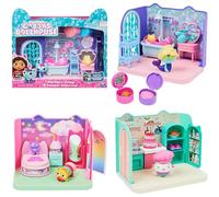 LA CASA DE MUÑECAS DE Gabby - EL BAÑO DE SIREGATA - El Baño de Siregata de La Casa de Muñecas de Gabby con 1 Figura, 3 Accesorios, 2 Caja Sorpresa y 3 Muebles - 6060478 - Juguetes Niños 3 Años +