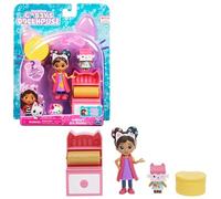 Gabby's Dollhouse LA CASA DE MUÑECAS DE GABBY - ESTUDIO DE ARTE - Estudio de Arte de La Casa de Muñecas de Gabby con 2 Figuras, 2 Accesorios, 1 Caja Sorpresa y un Mueble - 6062025 - Juguetes Niños 3 años +
