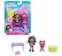 LA CASA DE MUÑECAS DE Gabby - Fiesta DE Karaoke - Karaoke de La Casa de Muñecas de Gabby con 2 Figuras, 2 Accesorios, 1 Caja Sorpresa y un Mueble - 6062027 - Juguetes Niños 3 años +