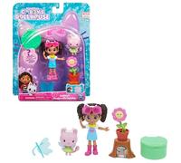 LA CASA DE MUÑECAS DE GABBY - FIESTA EN EL JARDÍN - Jardin Flower-rific de La Casa de Muñecas de Gabby con 2 Figuras, 2 Accesorios, 1 Caja Sorpresa y un Mueble - 6062026 - Juguetes Niños 3 años +