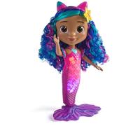 Gabby's Dollhouse: The Movie, Sirena Gabby Canta y Brilla, muñeca de Sirena Resistente al Agua con Luces y Sonidos, Juguetes para niños y niñas a Partir de 3 años
