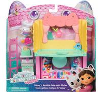 La Casa de Muñecas de Gabby - Pack Cocina de Pastelillo de La Película de Gabby's Dollhouse con Figura + 7 Accesorios + Juguete Sorpresa - Juguetes Niña 3 años + - Regalo Niña 3 años +