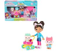 LA CASA DE MUÑECAS DE GABBY - PACK FIGURAS GABBY'S DOLLHOUSE CUIDADO DE GATITOS: 3 FIGURAS, CAJA SORPRESA Y 2 ACCESORIOS - 6069425 - Juegos Infantiles - Juguetes Niñas 3 años + - Regalo Niña 3 años +