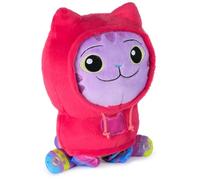 LA CASA DE MUÑECAS DE GABBY - PELUCHE INTERACTIVO DJ CAPUCHA GABBY'S DOLLHOUSE 25 CM - 6071765 - Juegos Infantiles - Peluche Gato - Juguetes Niñas 3 años + - Regalo Niña 3 años +