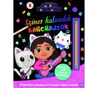La casa de muñecas de Gabi: Aventuras coloridas - Dibujos de rascar - en húngaro