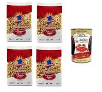 La Casa del Grano Fregola sarda Media Fregola Cerdeña mediana 4 x 500 g + Polpa Italiana Gourmet 400 g