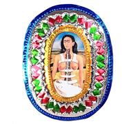 La Casa di Frida Frida con marco, la columna rota, artesanal mexicana (C)