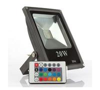 La Cáscara Negra Del Reflector De 30W 50W LED Llevó Luz Al Aire Libre Llevada Luminaria Lámpara Búsqueda Pasillo, patio trasero(RGB,30W)