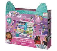 Games Gabby’s Dollhouse, juego de mesa miaugnífico basado en la serie de DreamWorks Netflix, con cuatro bandas para la cabeza de gatitos, para familias y niños a partir de 4 años