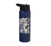 la Catrina Blowing Wishes Dandelion Stainless Steel Insulated Water Bottle