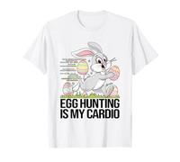 La caza de huevos es mi cardio para el día de Pascua Caza de chocolate Camiseta
