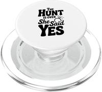 La Caza ha Terminado Ella Dijo Que sí Celebración de Compromiso PopSockets PopGrip para MagSafe