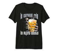 La Cerveza Fria Y Las Mujeres Calientes Calacas Chidas Gym Camiseta Premium