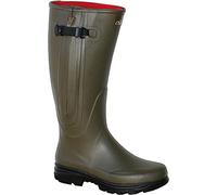 La Chasse Oefele Jagd & Outdoor Shop - Botas de goma de neopreno con cremallera para hombre y mujer, verde oliva, 41 EU
