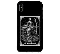 La Chica Arquero Arco y Flecha Tarot Esqueleto Carcasa para iPhone XS MAX