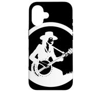 La chica del banjo dibuja una banda de bluegrass para chicas Carcasa para iPhone 16