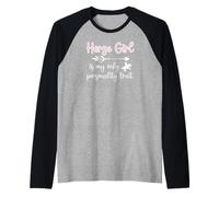 La Chica del Caballo es mi único rasgo de Personalidad Camiseta Manga Raglan