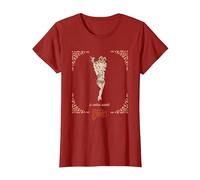 La Chica del espectáculo de Cabaret de Betty Boop Camiseta, Mujer, Arándano, XS