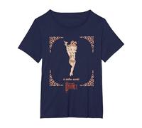La Chica del espectáculo de Cabaret de Betty Boop Camiseta, Mujer Tallas Grandes, Azul Marino, 1XL Grande