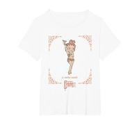 La Chica del espectáculo de Cabaret de Betty Boop Camiseta, Mujer Tallas Grandes, Blanco, 4XL Grande