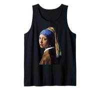 La Chica del Pendiente de Perla: por Johannes Vermeer Camiseta sin Mangas