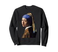 La Chica del Pendiente de Perla: por Johannes Vermeer Sudadera
