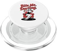 La Chica Pinup de Halloween Bite Me Darling PopSockets PopGrip para MagSafe