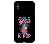 La chica pop coreana no puede escucharte Estoy escuchando K-Pop Carcasa para iPhone XS Max