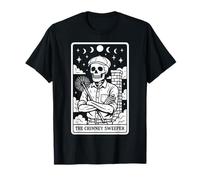 La Chimenea Barredora Chimenea Barrido Esqueleto Tarot Card Witchy Camiseta