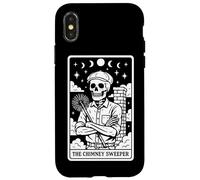 La Chimenea Barredora Chimenea Barrido Esqueleto Tarot Card Witchy Carcasa para iPhone X/XS