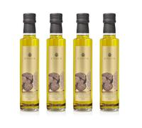 La Chinata Aceite de Trufa Negra - Condimento Gourmet con Trufa en Aceite de Oliva Virgen Extra - Pack de 4