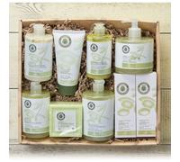 La Chinata. Cesta Mediana Cosmética para regalo, cosméticos elaborados con aceite de oliva virgen extra